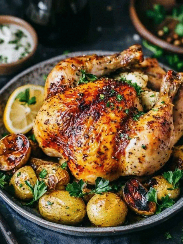 Easy Garlic Lemon Sheet Pan Chicken and Vegetables