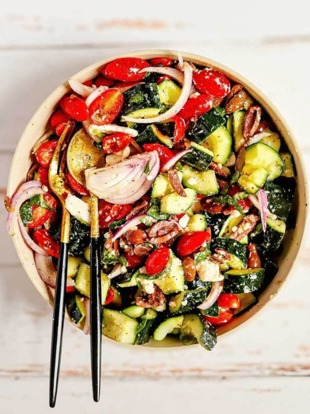 Mediterranean-Style Cucumber and Tomato Salad